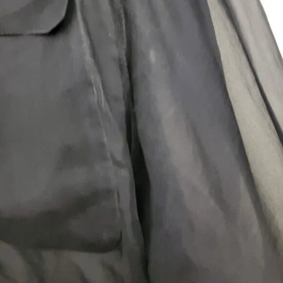 Vintage Moschino Couture Park Avenue Sheer Tulle Anorak Jacket Black 8 - Picture 7 of 10